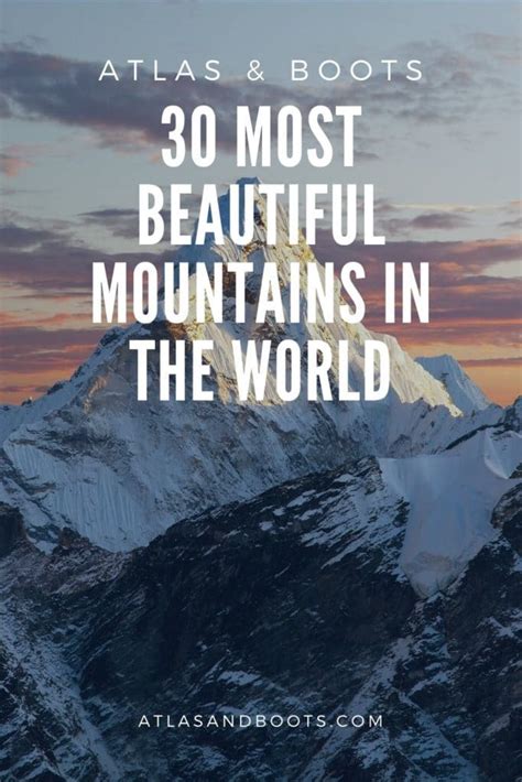 30 Most Beautiful Mountains In The World Atlas And Boots Yosemite