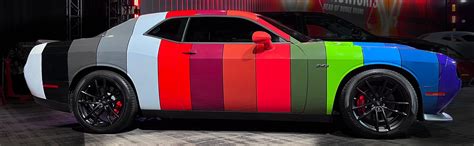 Wrap The Fancy 2023 Hi Impact Colors On A Dodge Challenger Right Now