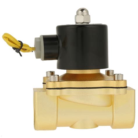 Dc 12v 1 In Electric Solenoid Valve Brass 2 Way 2 Position Pneumatic Valve Magnetic Air Valve
