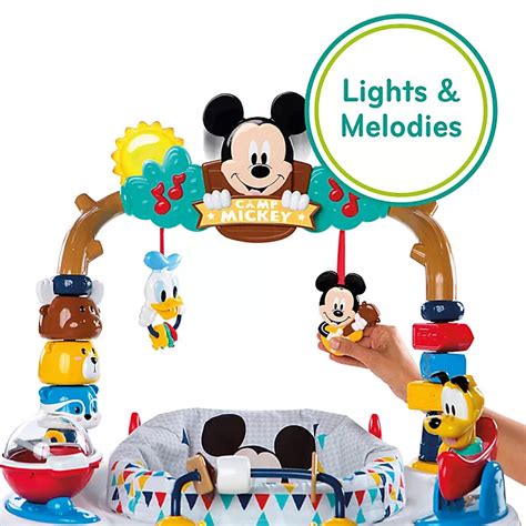 Bright Starts Mickey Mouse Camping Exersaucer Jumperoo Kiddyid