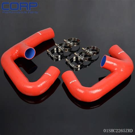 Pcs Silicone Intercooler Intake Hose Pipe Clamps Kit For Vw Golf Gti