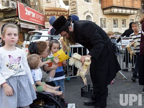 Ultra Orthodox Jews Perform The Kaparot Ritual Before Yom Kippur