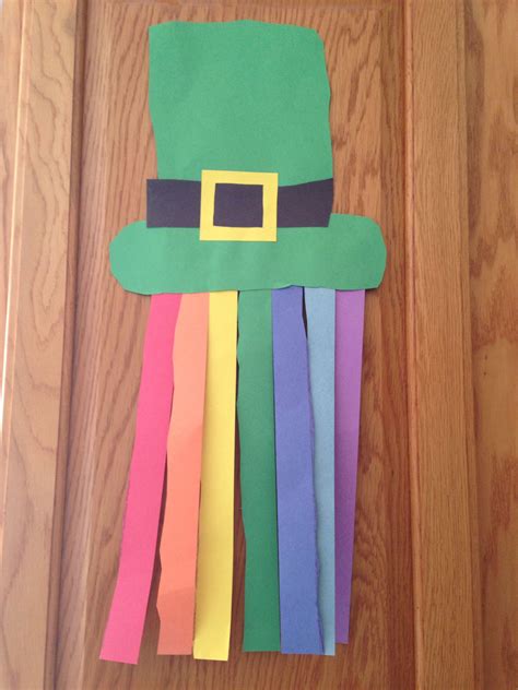 Leprechaun Hat Craft Rainbow Craft St Patricks Day Craft