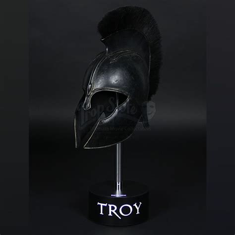 Achilles Brad Pitt Helmet Display Troy 2004