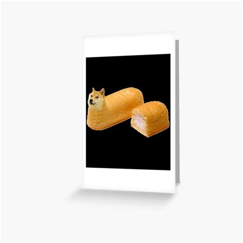 Doge Twinkie Meme Greeting Card For Sale By Redakhatib Redbubble
