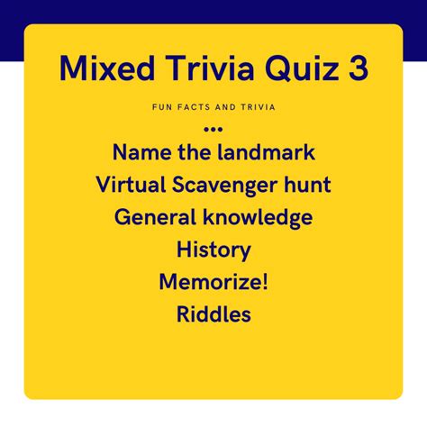 Mixed Trivia Quizzes Archives Quiz Phoenix