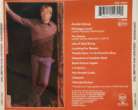 John Denver Greatest Hits Volume