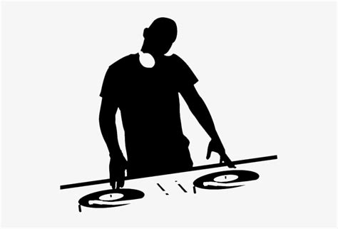 Download Dj Clipart Black And White Transparent Png Download Seekpng