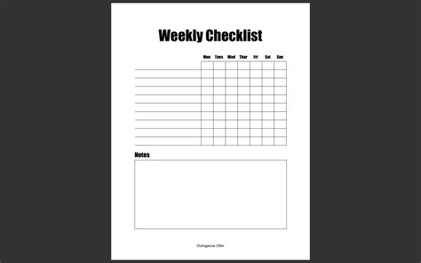 Weekly Daily Checklist Fillable Pdf Printable Checklist Etsy Vrogue