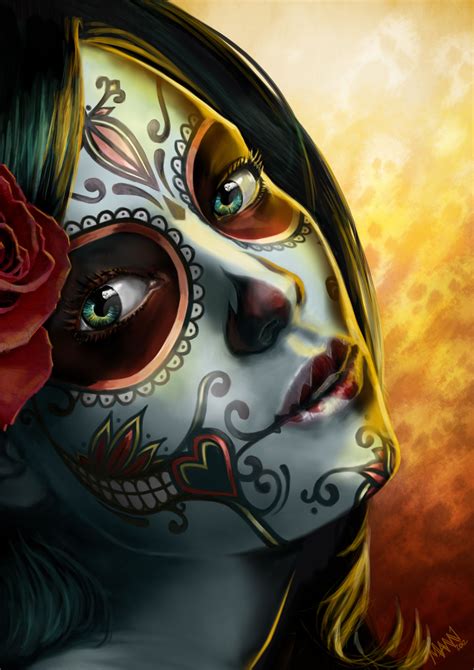 On Deviantart Day Of The Dead Art Day Of The