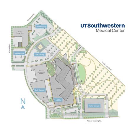 Utsw Dallas Campus Map With Helipad