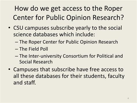 Ppt Roper Center For Public Opinion Research Powerpoint Presentation