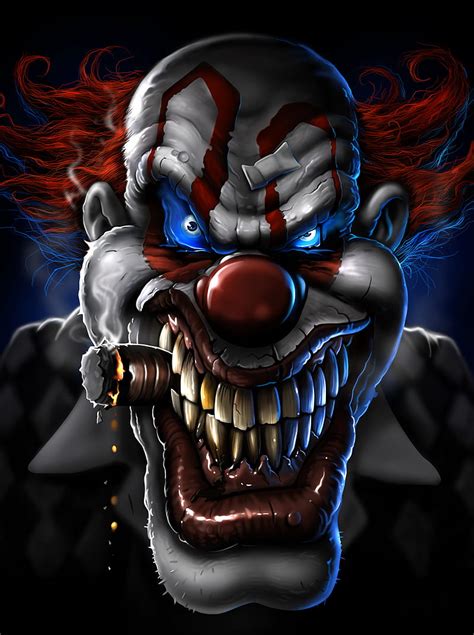 Evil Clown Smoke Hd Phone Wallpaper Peakpx