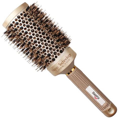 Pembayaran mudah, pengiriman cepat & bisa cicil 0%. Baasha Extra Large Round Brush 3 Inch, Hair With Boar ...