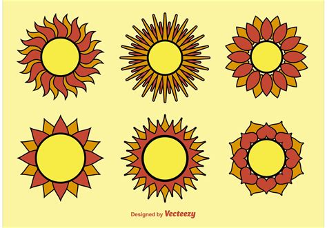Geometric Sun Vectors Download Free Vector Art Stock Graphics And Images