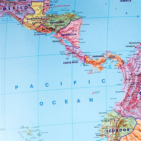Nástenné Mapy Nástenná Mapa Amerika Južná Politická 124x97cm Lamino