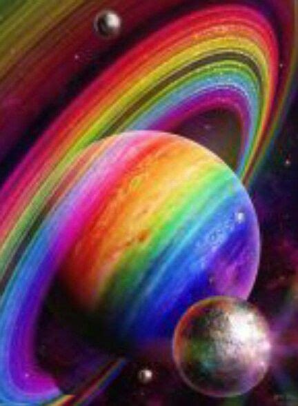 ♡♥saturn In Rainbow Colors Click On Pic To See A Full Screen Pic In