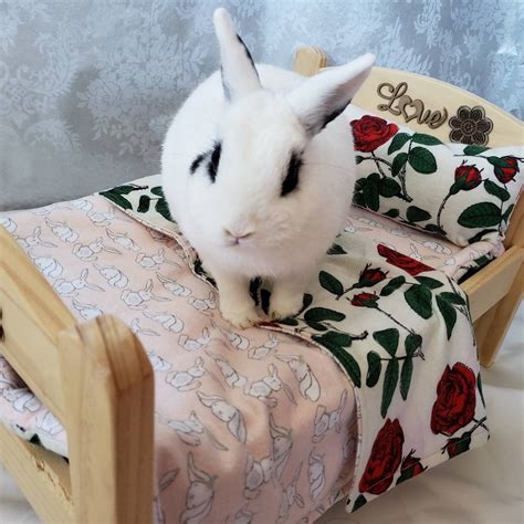 Design Your Own 100 Cotton Bunny Bedding Set For The Ikea Duktig Doll