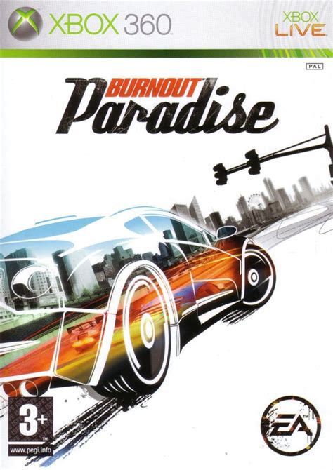 Burnout Paradise 2008 Xbox 360 Box Cover Art Mobygames