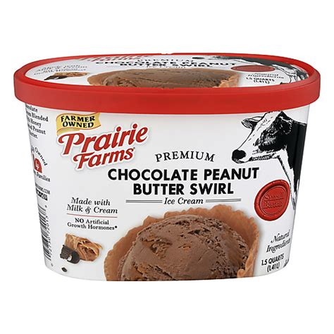 Prairie Farms Chocolate Peanut Butter Swirl Ice Cream Lynn S Dakotamart