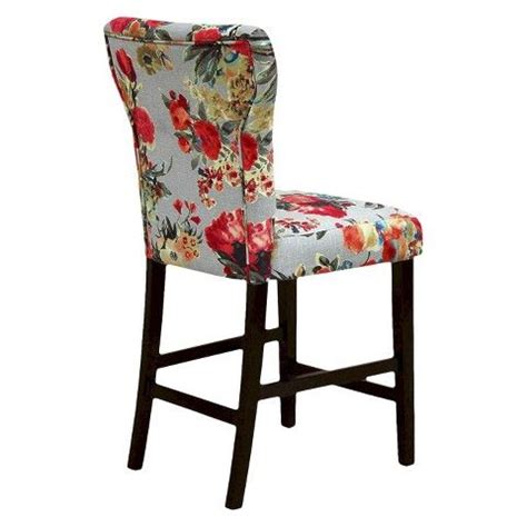 Pattern bar, los angeles, california. Marlowe Counter Stool - Garden Floral | Counter stools ...