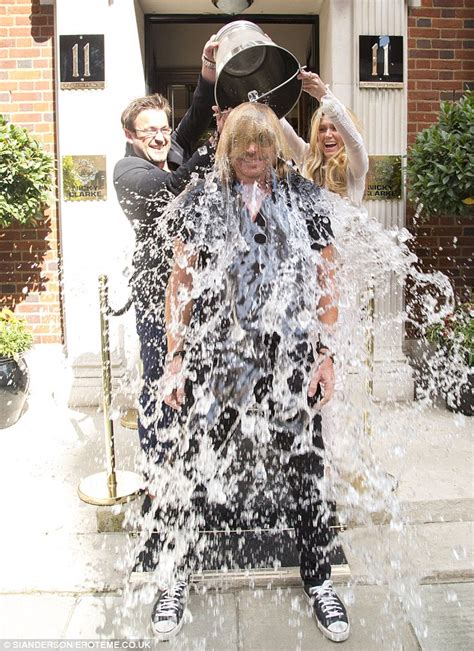 Doing The White Thing Carol Vorderman Takes The Als Ice Bucket