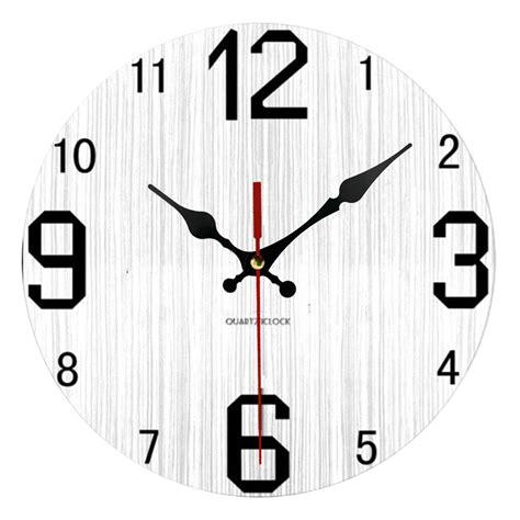 Rustic Wall Clock Wall Clocks Battery Operated 12 Inch Country Style