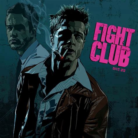 Fight Club Poster Fight Club 1999 Fight Club Jack Brad Pitt Edward