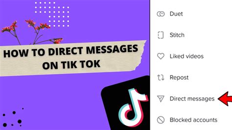 Tiktok Direct Messages Can You Direct Message On Tiktok Youtube