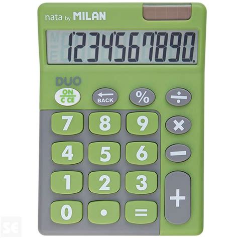 Calculadora Duo D Gitos Verde Teclas Grandes Comprar En Servei Estaci