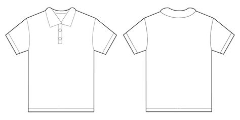 Polo Template Vector At Getdrawings Free Download
