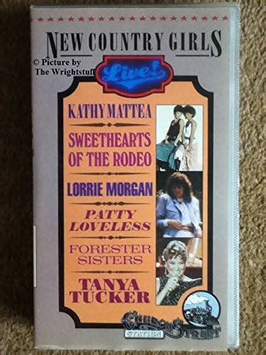 New Country Girls Live Vhs Kathy Mattea Sweethearts Of The Rodeo