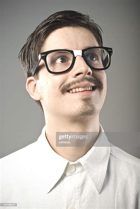 Nerd Posing For A Yearbook Photo High Res Stock Photo Getty Images