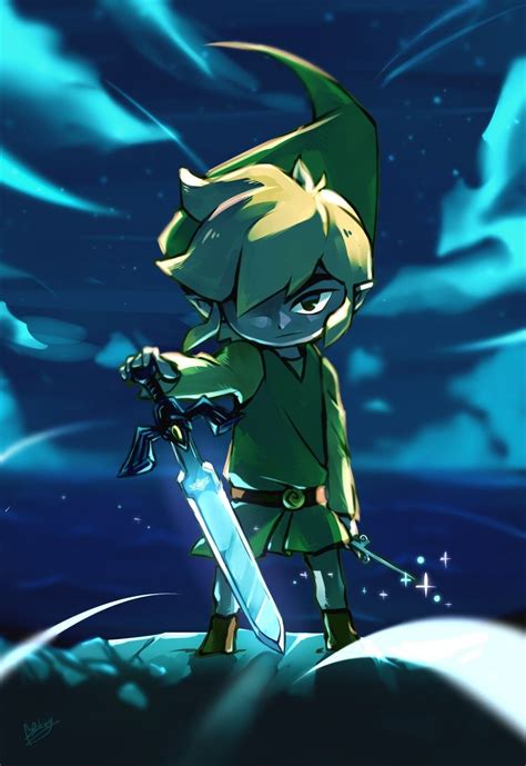 And Heres Link Looking Like A Magical Woodland Warrior Badass Legend
