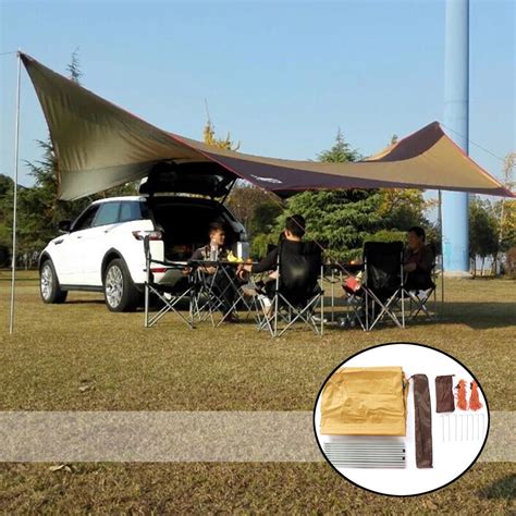 Asewun Camping Tarp Waterproof Portable Sun Shelter Shade Beach Tent