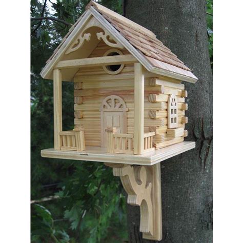 Log Cabin Bird House H9628 Lamps Plus Bird House Kits Bird