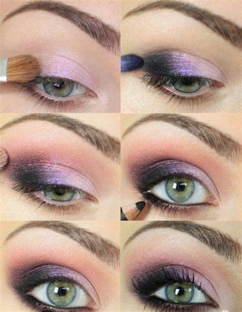 Easy Eye Makeup For Green Eyes Make Up Purple Eye Makeup Makeup