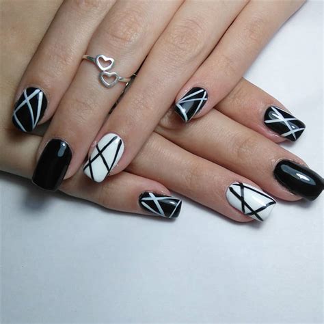 77 Stylish Simple Geometric Nail Art Designs Trendy Ideas For 2021