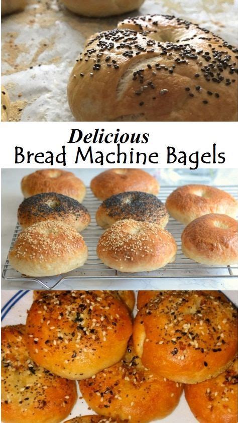 So what can you do? Quick and easy bagels you can make with your bread machine! You can use whatever topping that ...