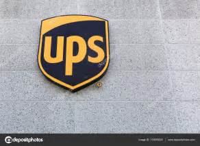 Ups Logo On A Wall Stock Editorial Photo © Ricochet69 133676028