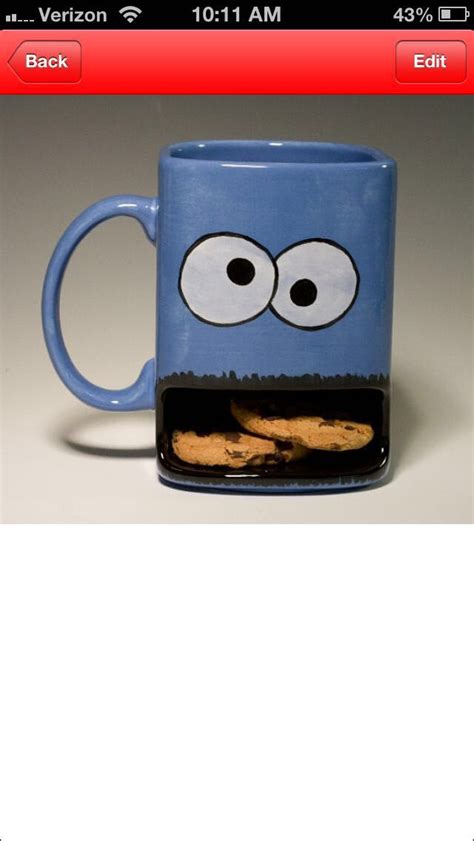 You know the saying, if you want a job done right, do it yourself. Cookie Monster cup | Monster cup, Monster cookies, Cup