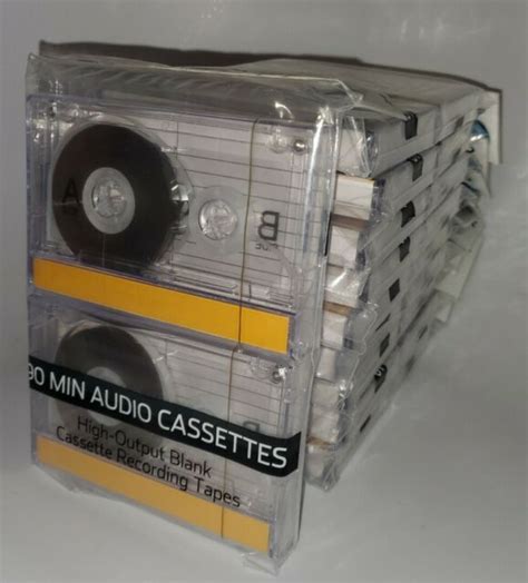 20 Tapes Onn 90 Minute Audio Cassettes High Output Blank Recording Tapes ☆ New ☆ Ebay