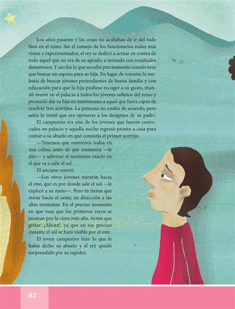 Español Libro De Lectura Quinto Grado 2016 2017 Online Página 82 De