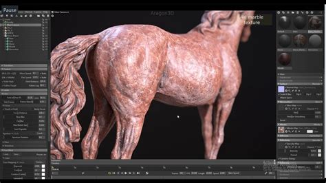 Realistic Realtime Horse In Marmoset Toolbag Youtube