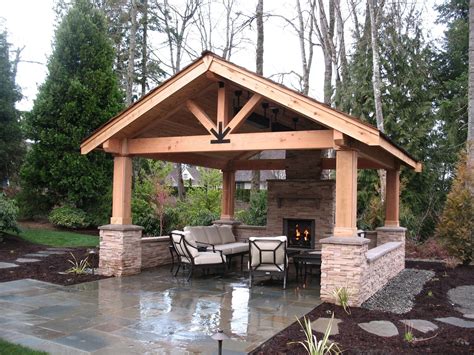 Beautiful Outdoor Covered Patio House Design And Garden Ideas Designs