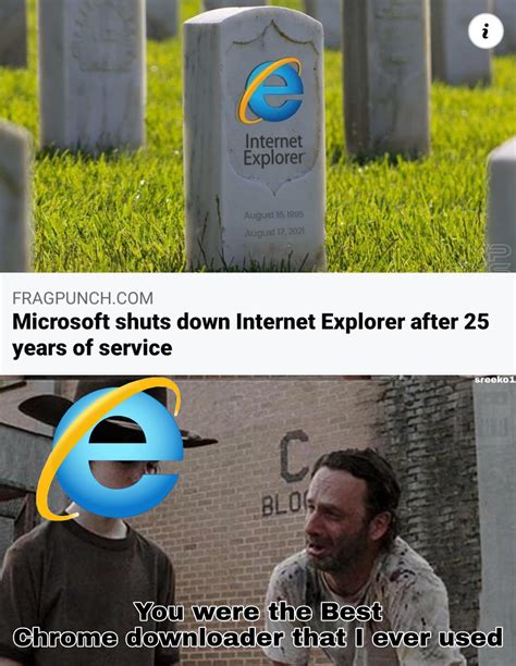 Internet explorer new version for windows pc. It's okay,It will take 10 years for Internet Explorer to ...