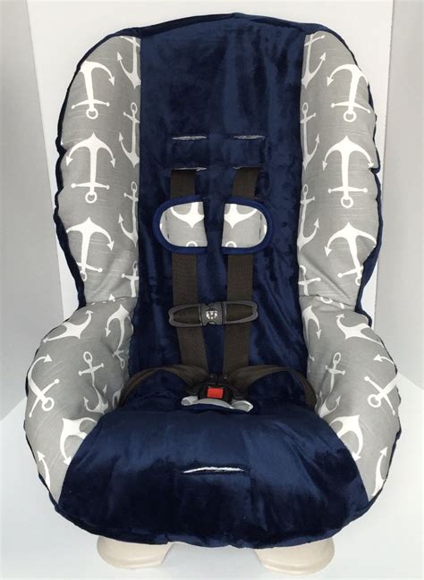 Britax Replacement Car Seat Cover With Matching Accessories Anchors And Navy Carseat Cover