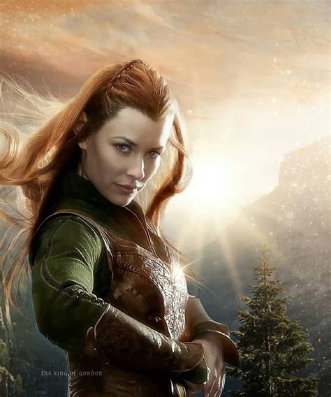 Yes She Is A Warrior Thehobbit Tauriel Lotr Elf