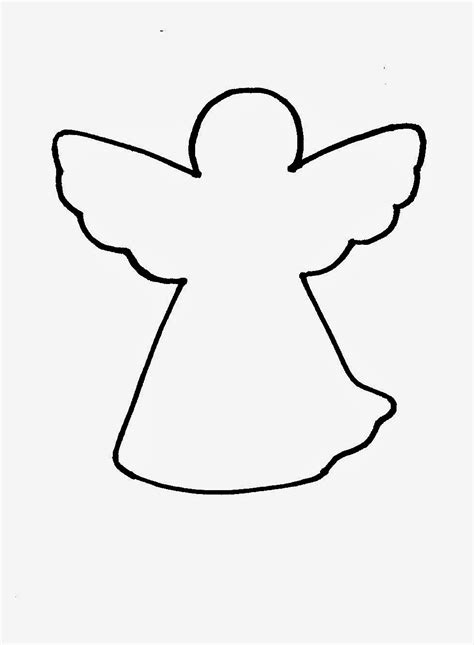 Angel Outline Clipart Best
