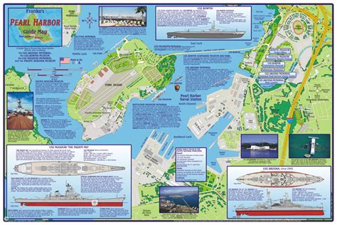 Pearl Harbor Then And Now Historical Map Stanfords
